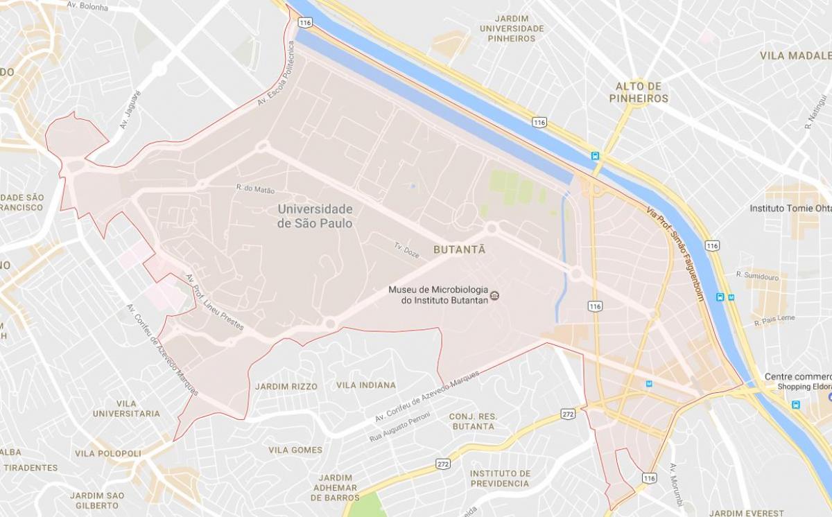 地图Butantã São Paulo