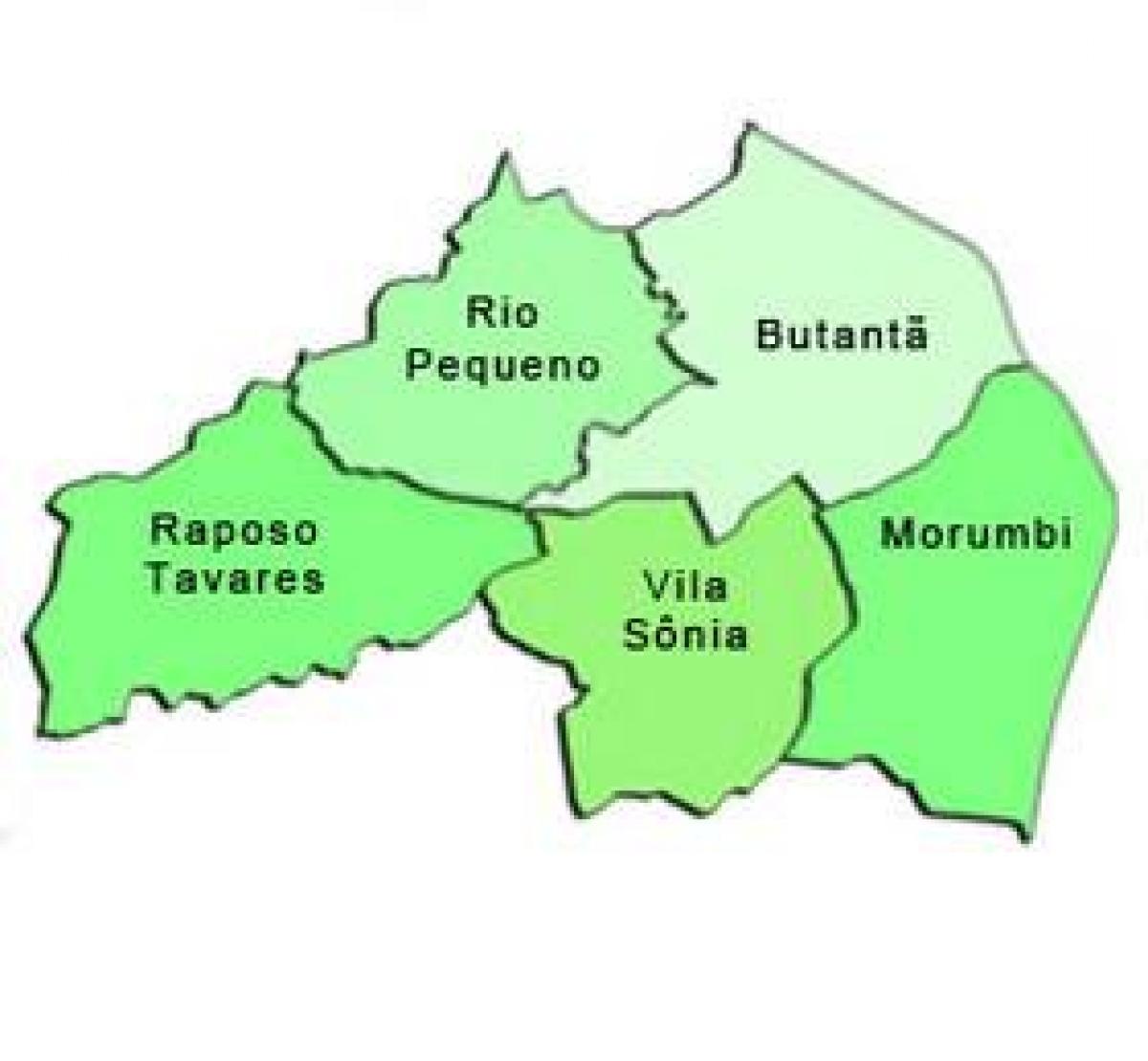 地图Butantã子县