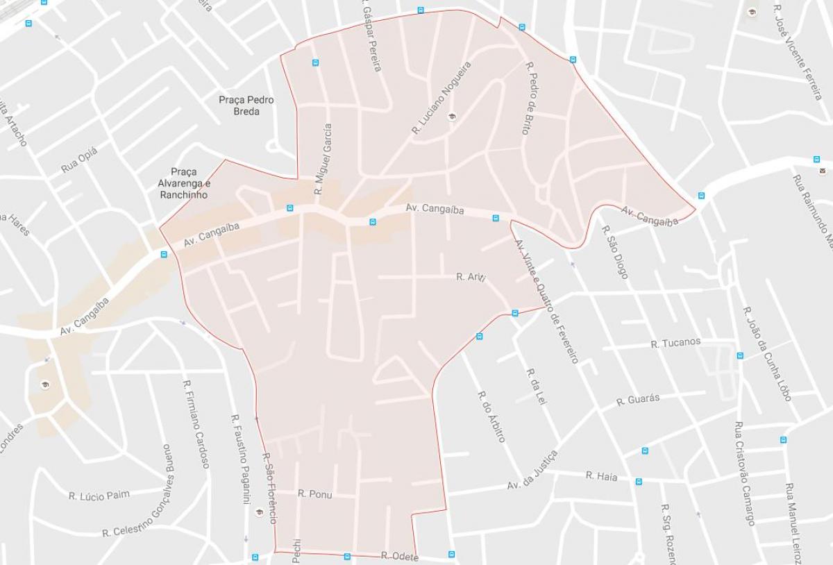 地图Cangaíba São Paulo