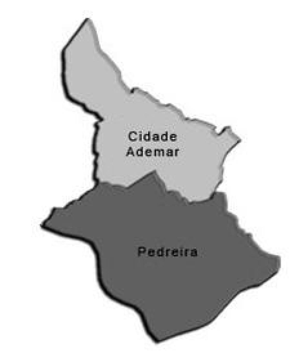 地图Cidade Ademar子县