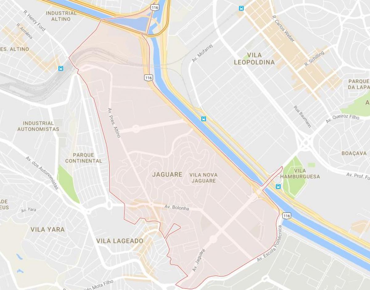 地图Jaguaré São Paulo