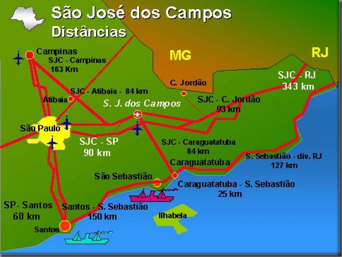地图São José dos Campos机场