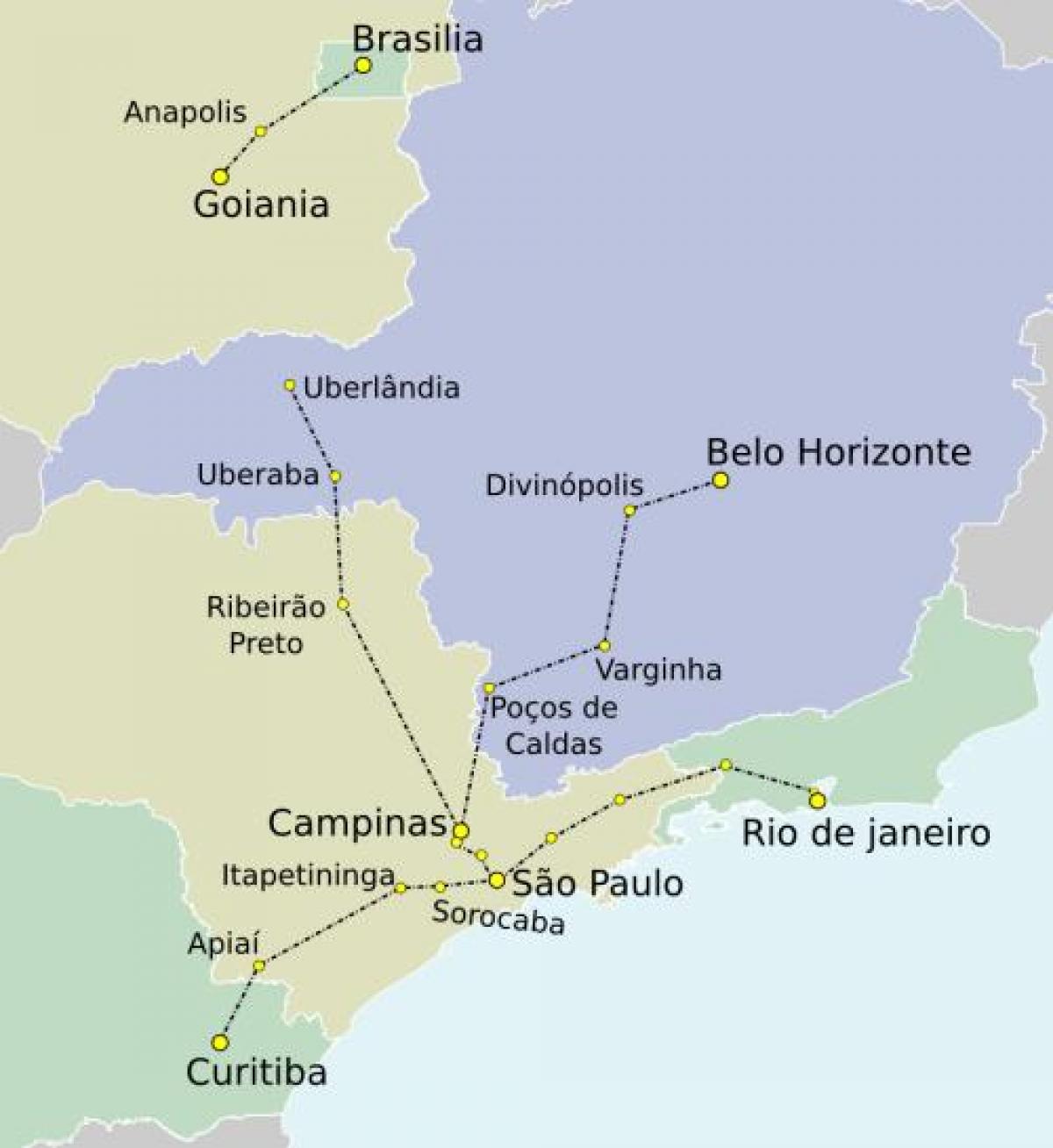 地图São Paulo TAV