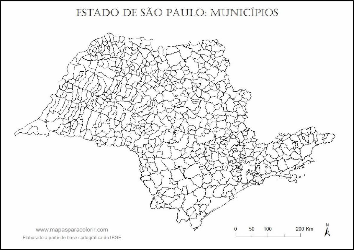 地图São Paulo属维尔京市