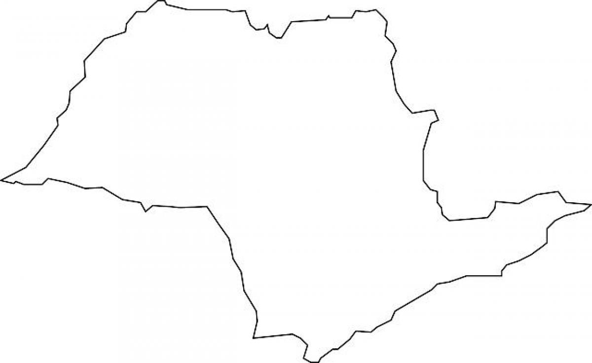 地图São Paulo矢量