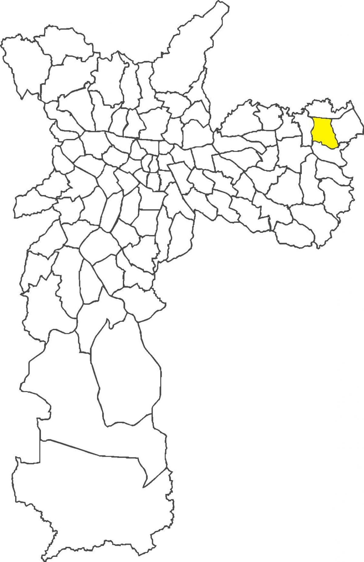 地图的维拉Curuçá区