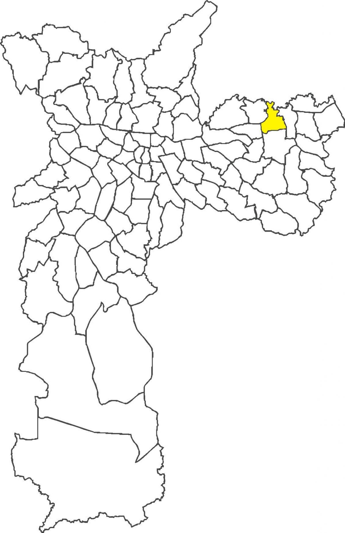 地图的维拉Jacuí区