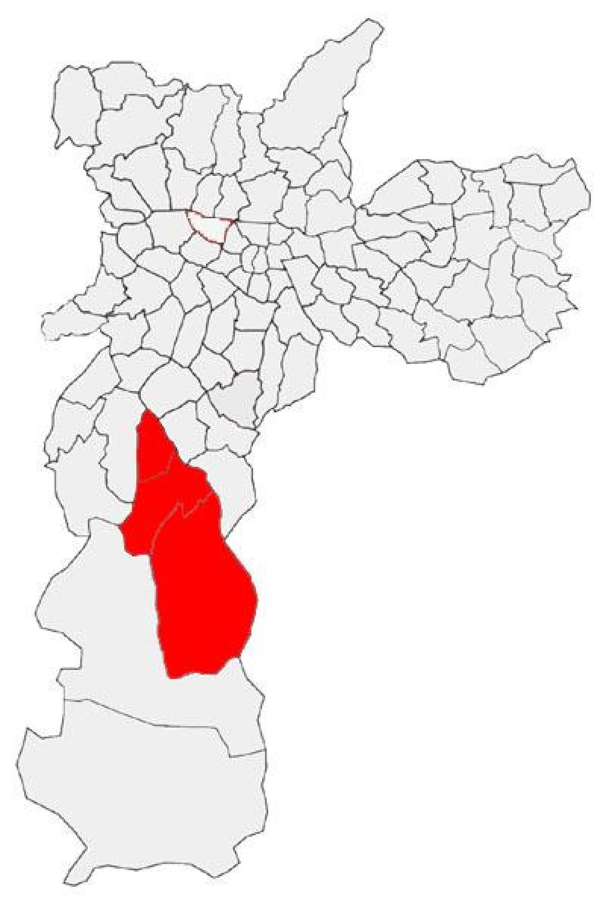 地图卡佩拉做Socorro子县São Paulo