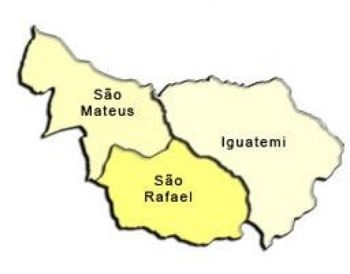 地图圣Mateus子县