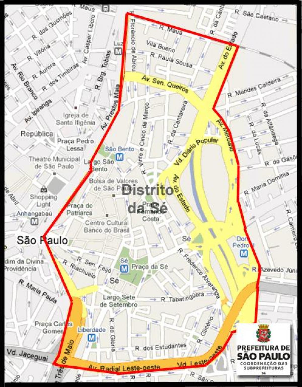 地图瑟São Paulo