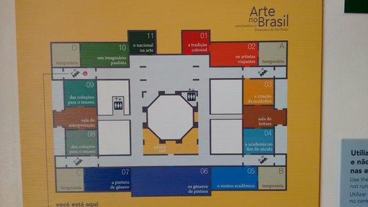 地图美术馆的圣保罗州
