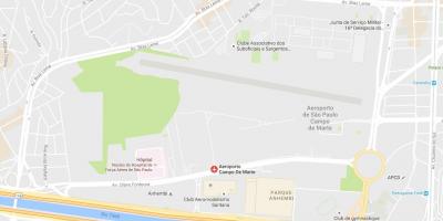 地图Campo de马尔特机场