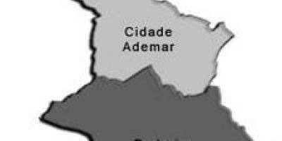 地图Cidade Ademar子县