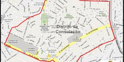 地图Consolacao São Paulo