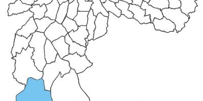 地图Parelheiros区