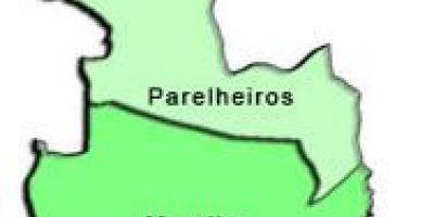 地图Parelheiros子县