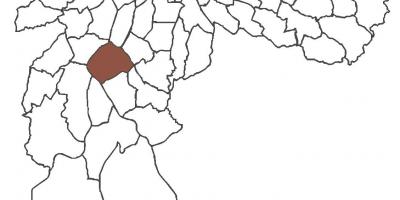地图的Santo Amaro区