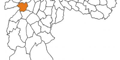 地图的维拉Sônia区
