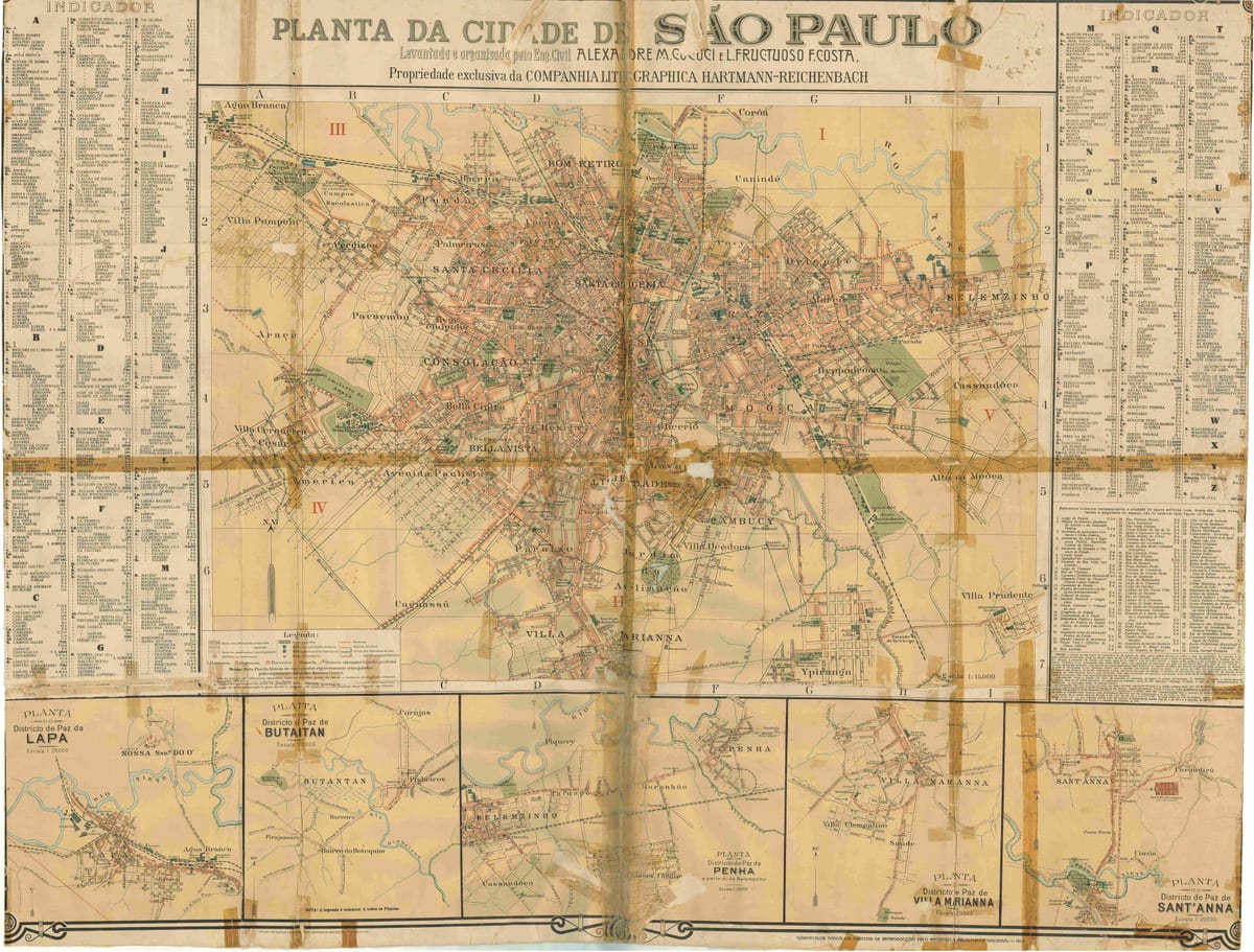 地图前São Paulo-1913