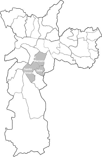 地图区域中心-Sul São Paulo