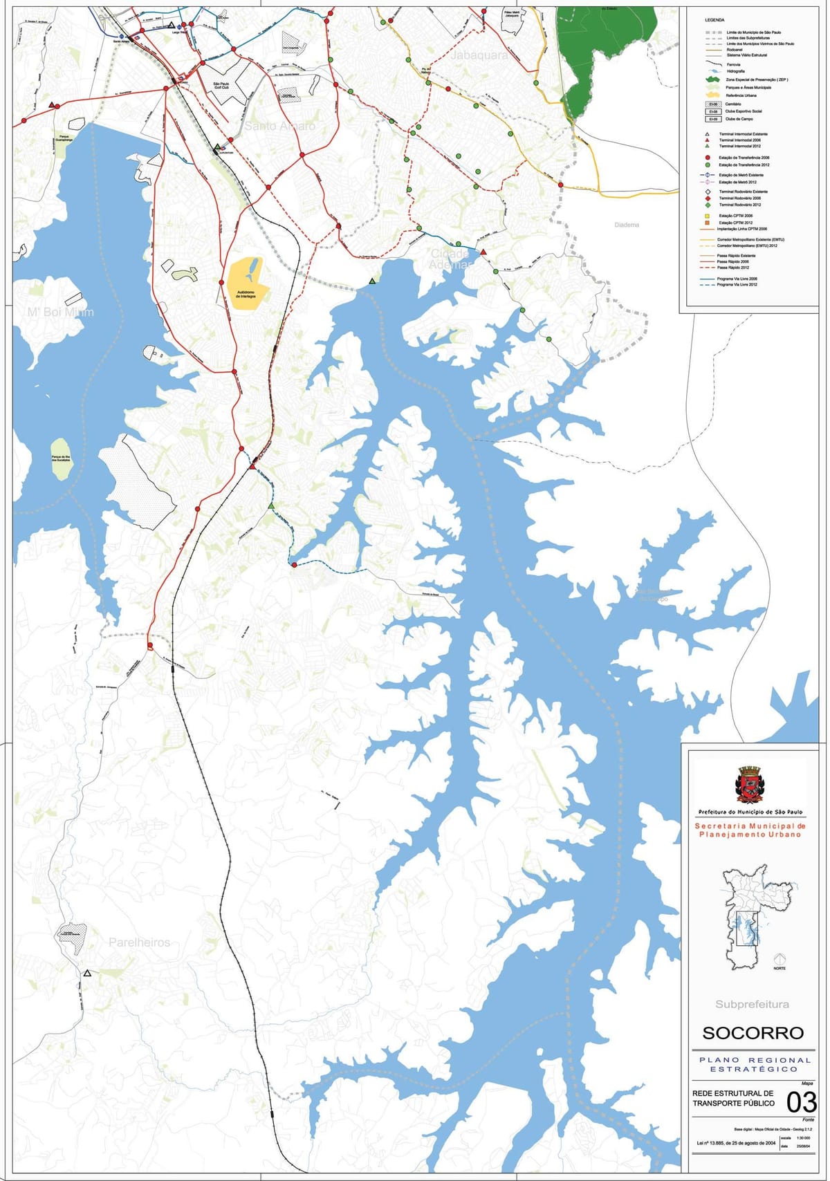 地图卡佩拉做Socorro São Paulo-道路