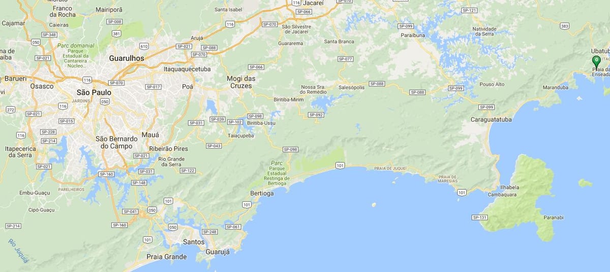 地图的海滩佩瑞克亚库林