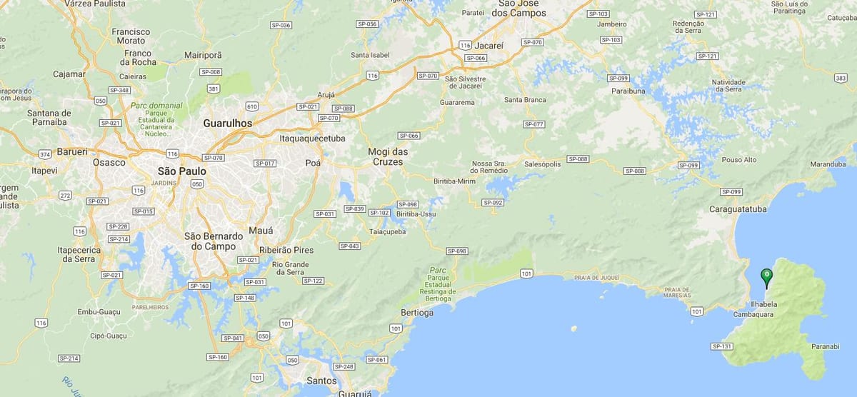 地图的海滩科达喀尔佩拉