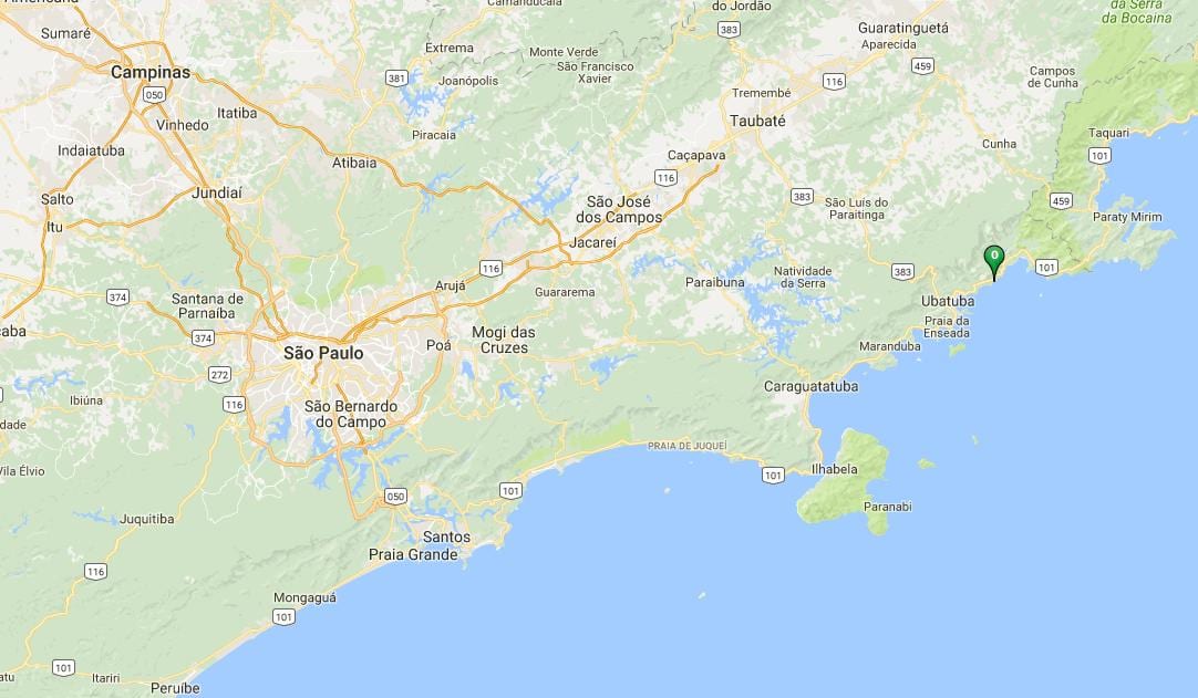 地图的海滩Félix