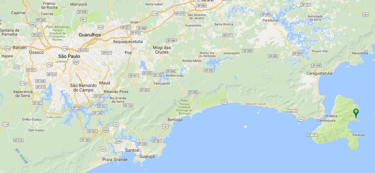 地图的海滩Guanxuma