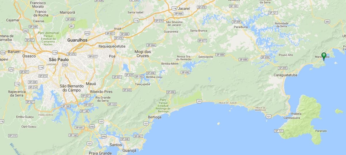 地图的海滩Pulso