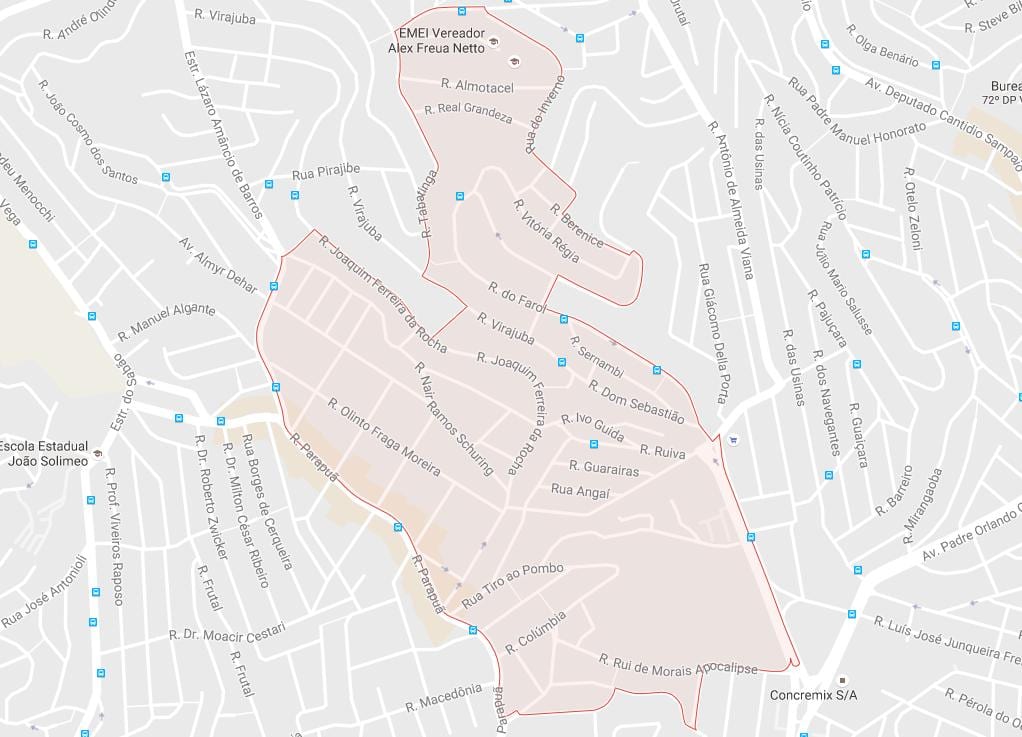 地图Brasilândia São Paulo