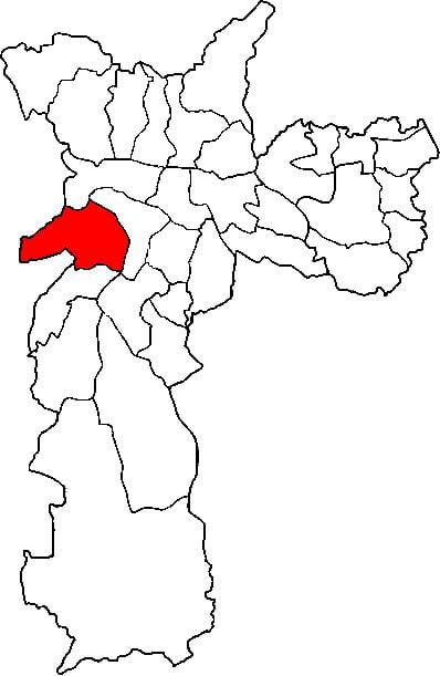 地图Butantã子县São Paulo