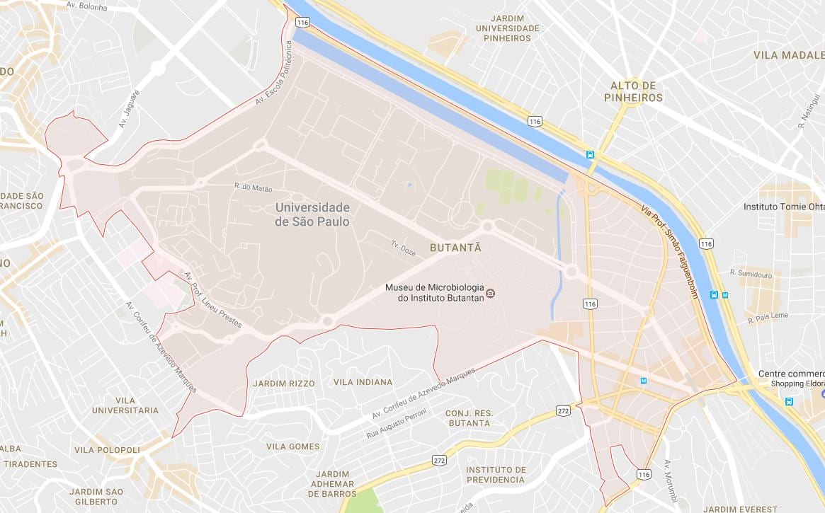 地图Butantã São Paulo
