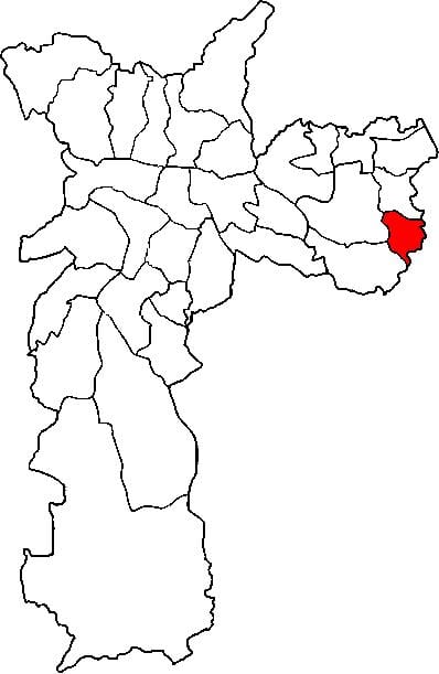 地图Cidade革命英雄子县São Paulo