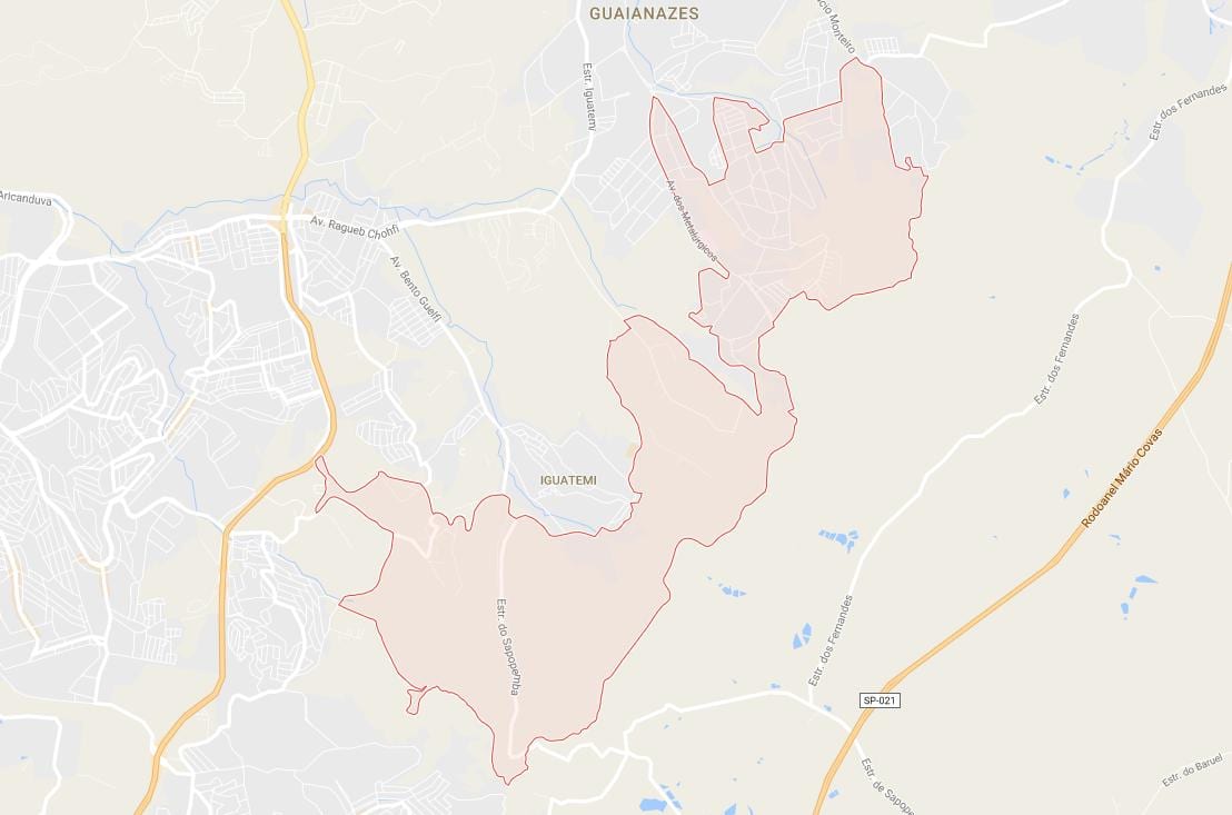 地图Cidade革命英雄São Paulo