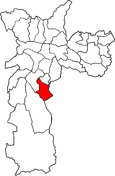 地图Cidade Ademar子县São Paulo