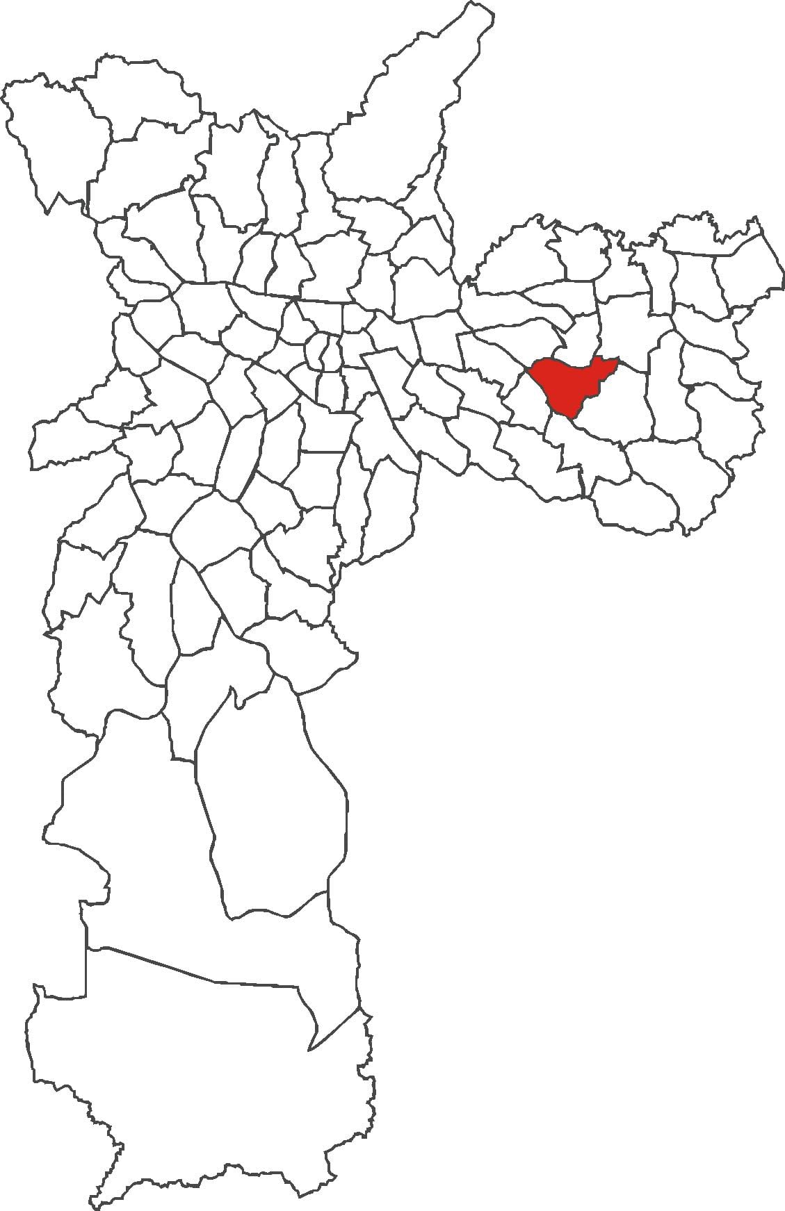 地图Cidade Líder区