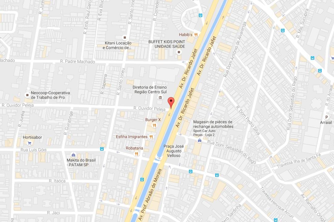 地图Cursino São Paulo