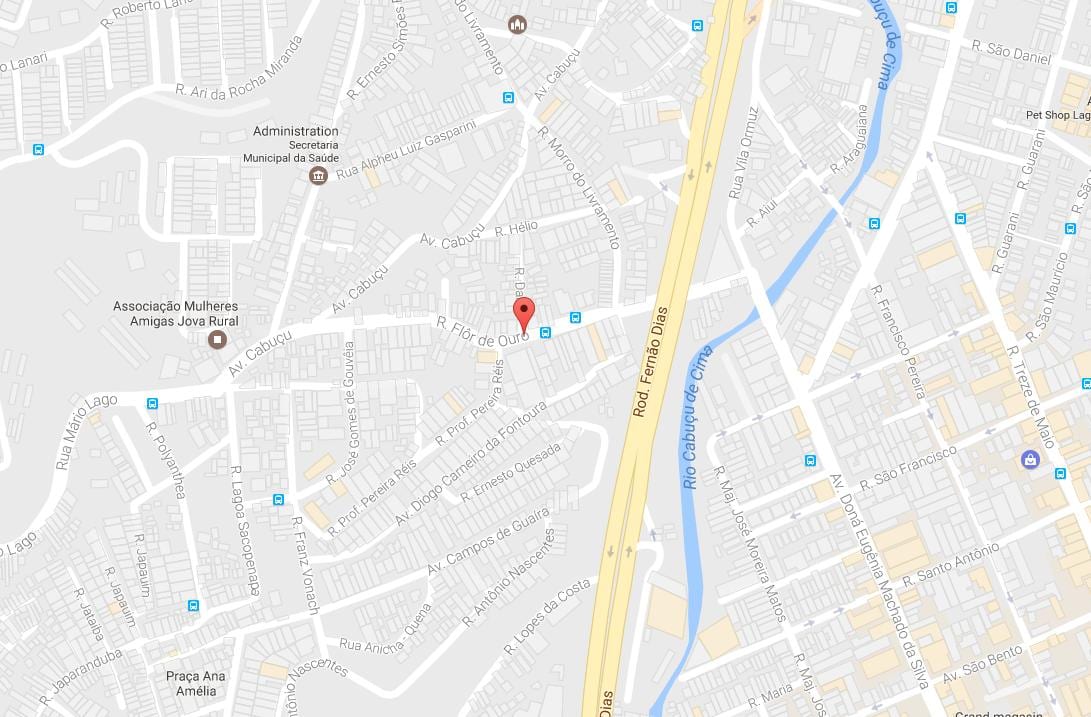 地图Jaçanã São Paulo