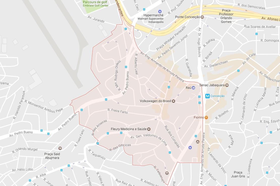 地图Jabaquara São Paulo