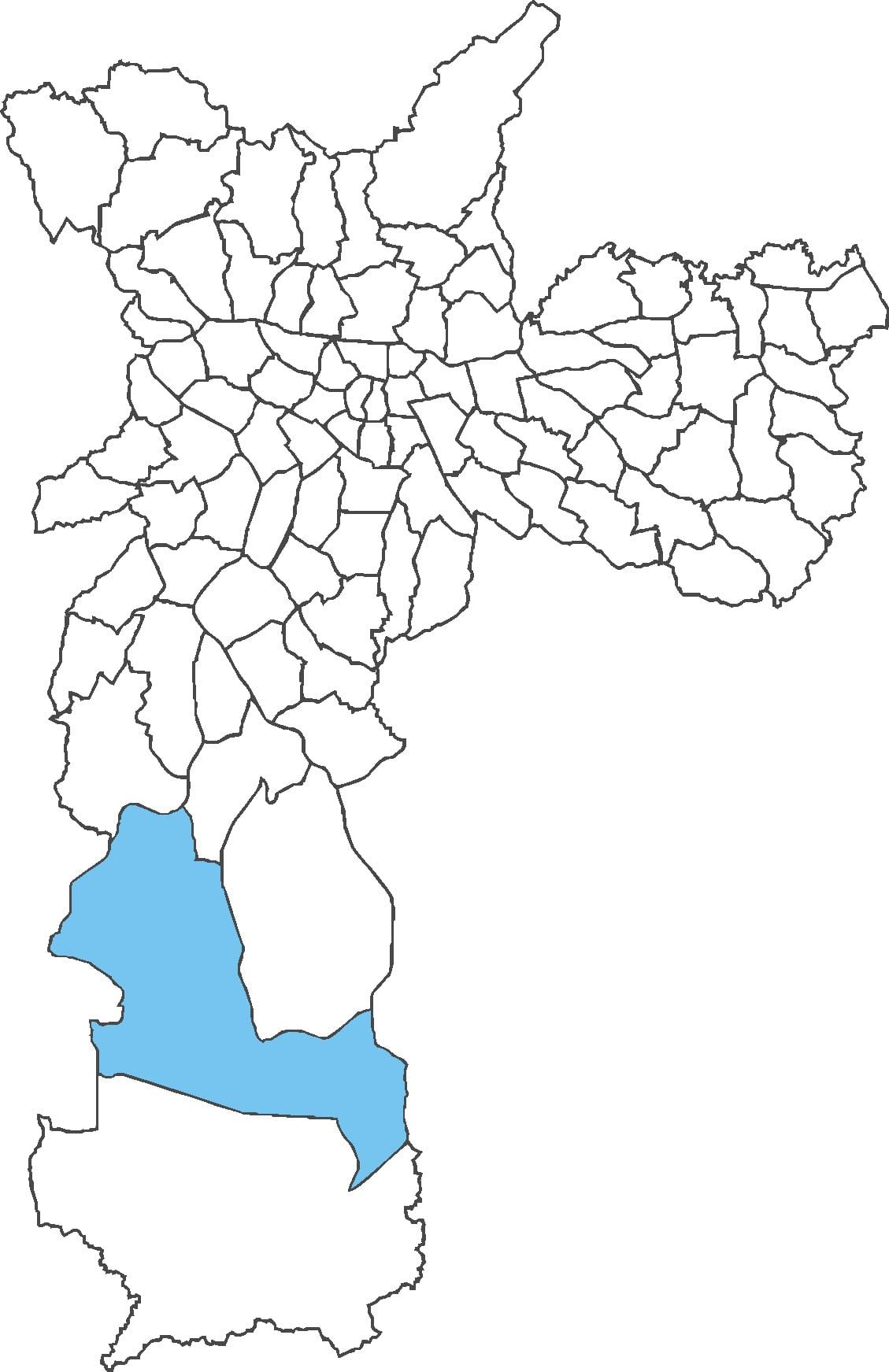 地图Parelheiros区
