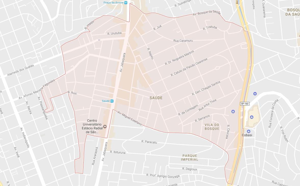 地图Saúde São Paulo