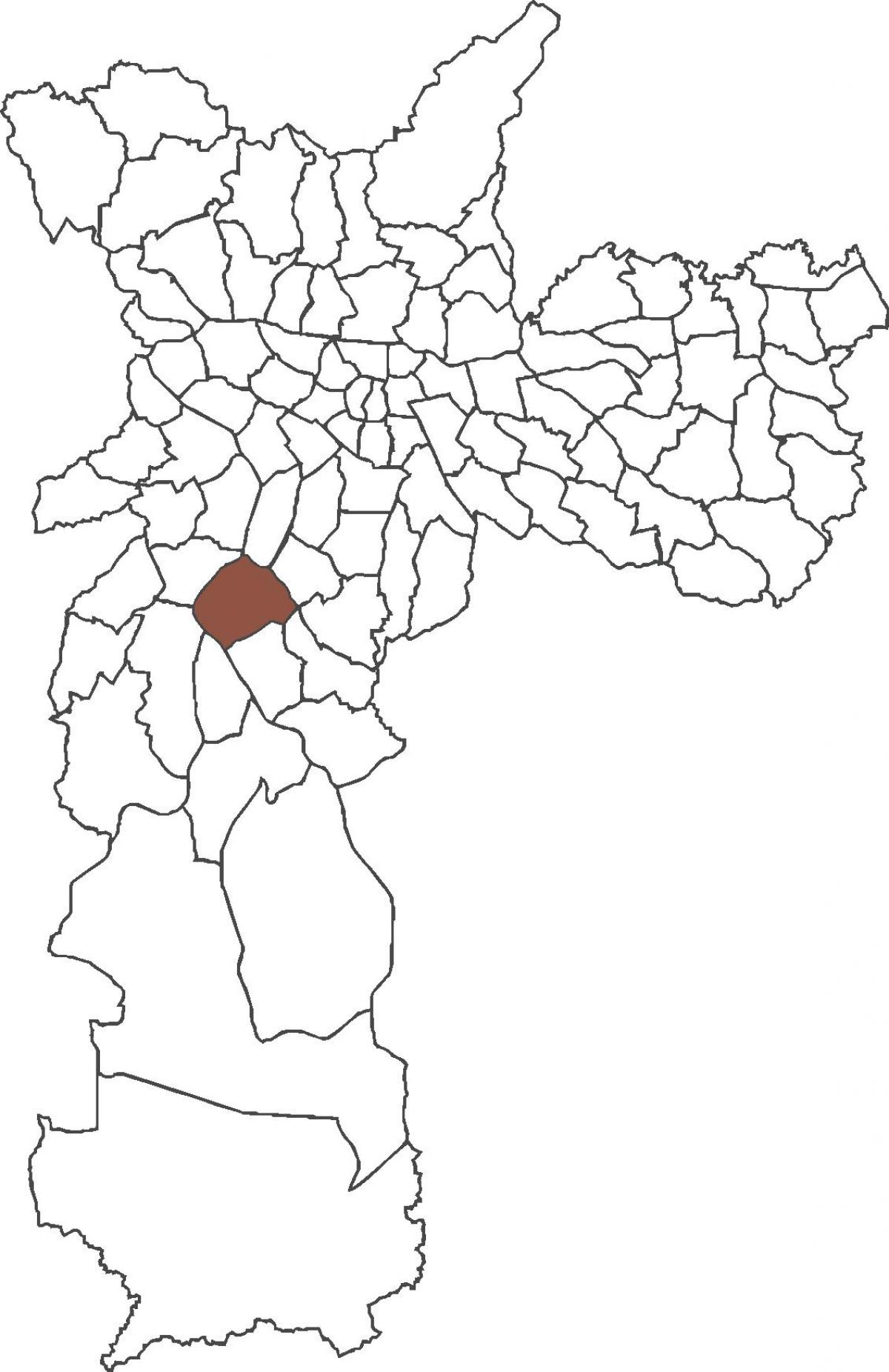 地图的Santo Amaro区