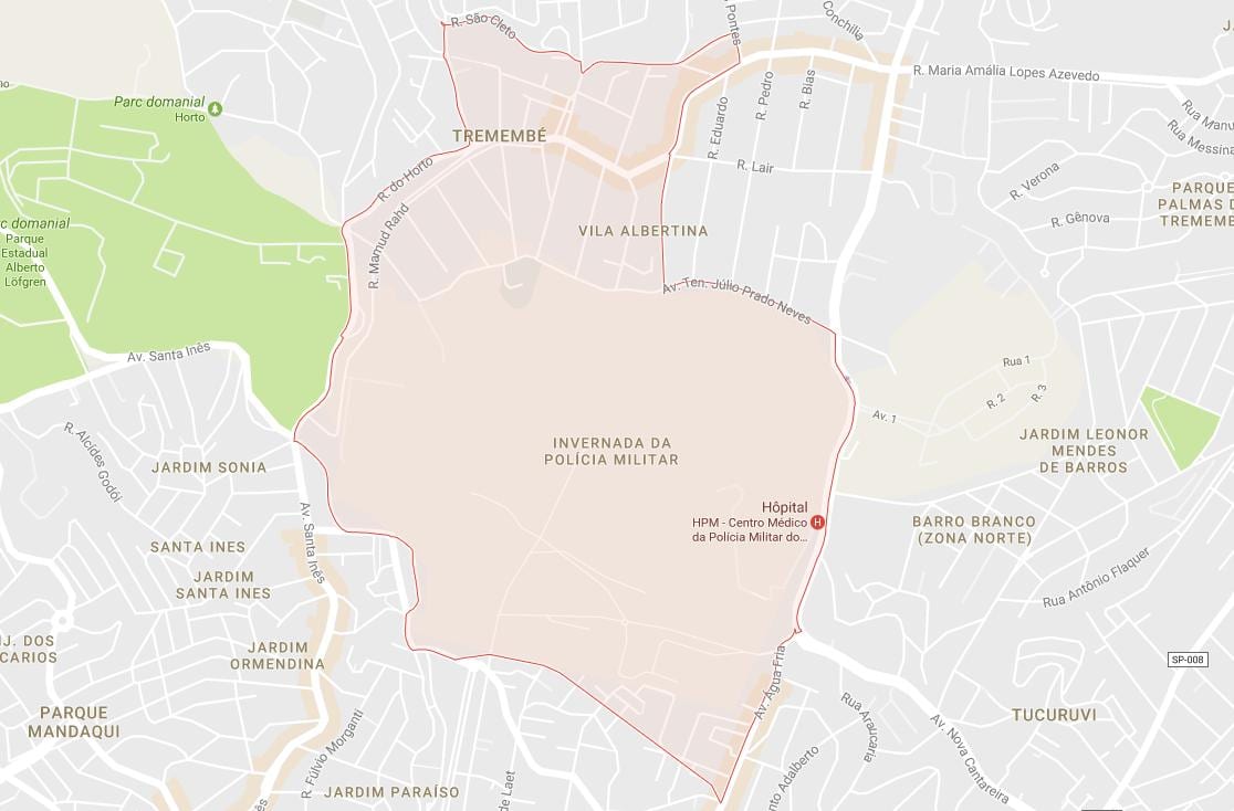 地图Tremembé São Paulo
