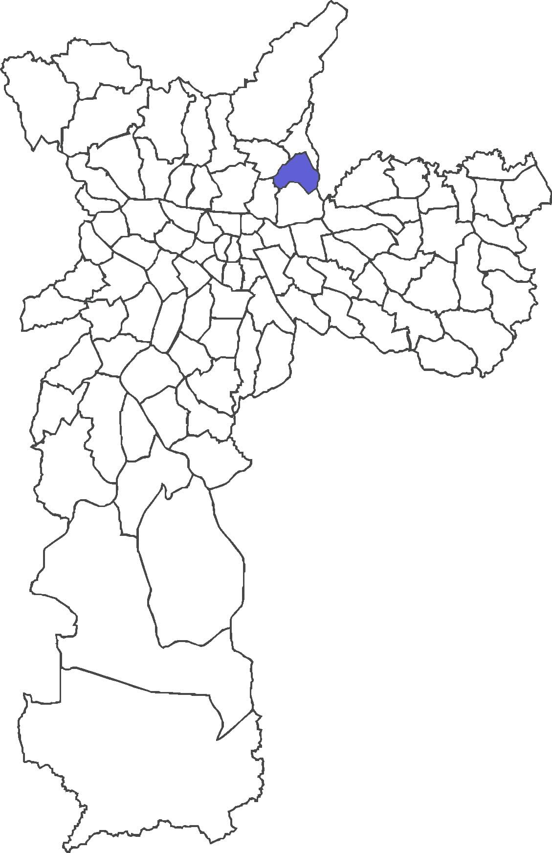 地图的维拉Medeiros区