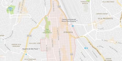 地图的伊皮兰加São Paulo