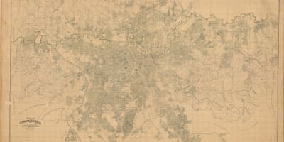 地图前São Paulo-1943年