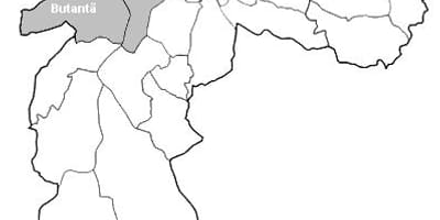 地图区Oeste São Paulo