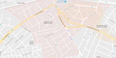 地图圣米格尔*保利斯塔São Paulo