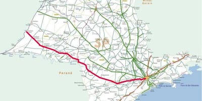 地图塔瓦雷斯*波索的高速公路-SP270